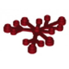 Part 2417 Dark Red Plant Leaves 6 x 5 
